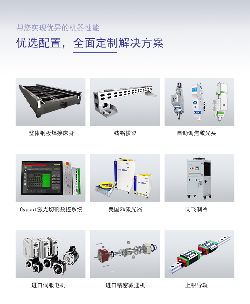 激光切割機配置