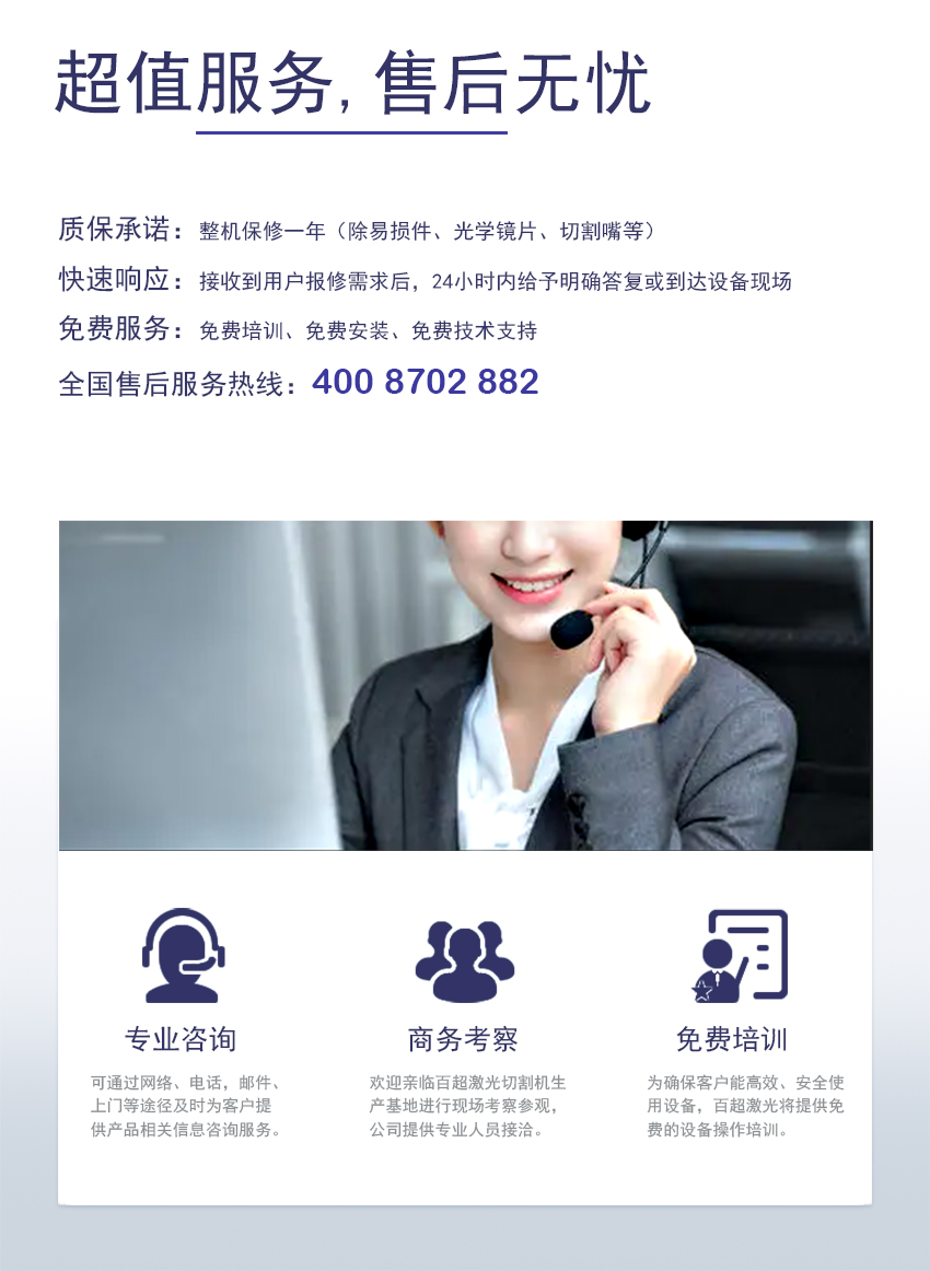 激光切割機客戶服務